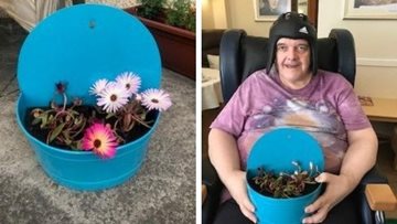 Green-fingered Arbroath care home Residents plant donated flowers